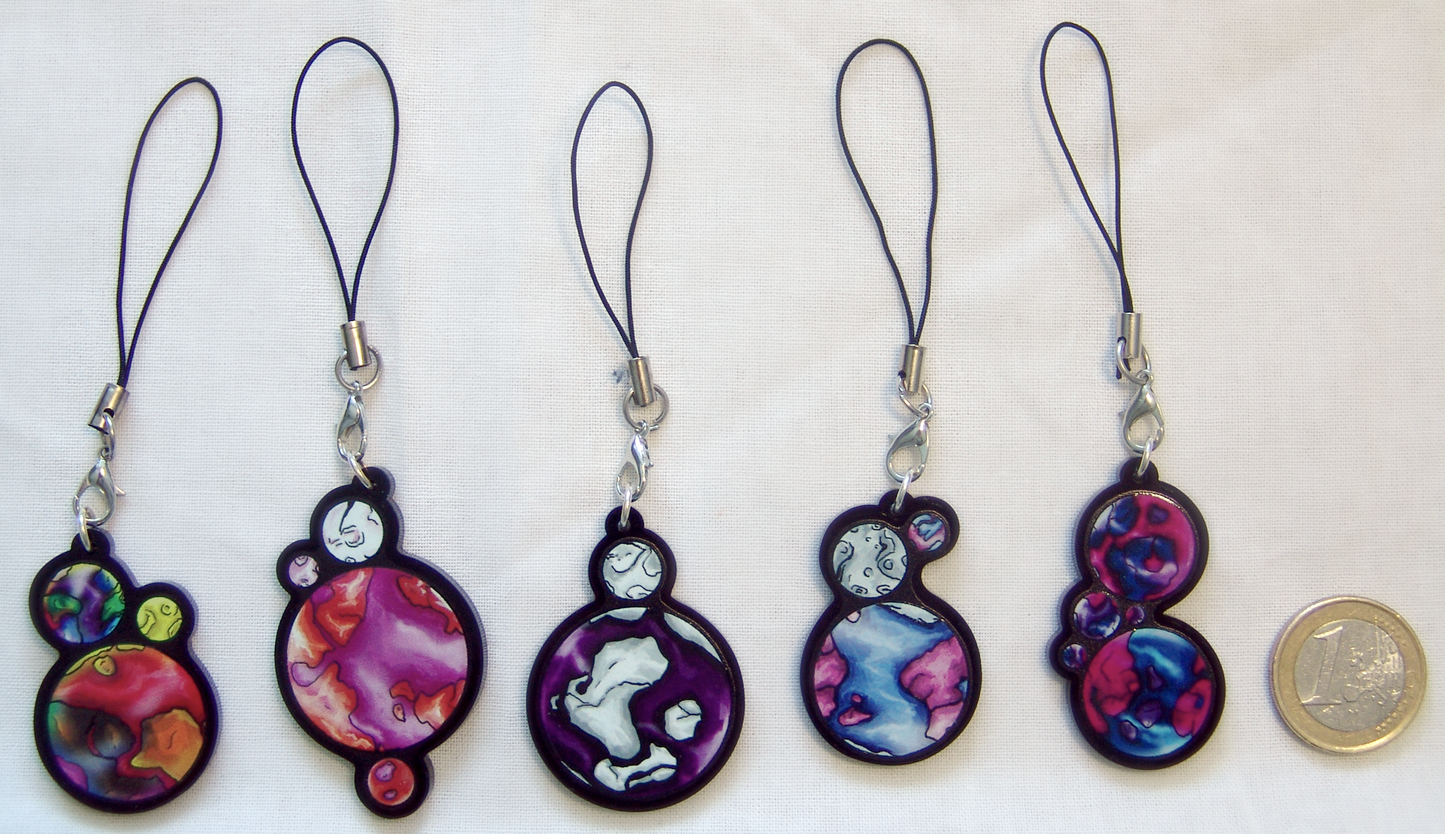 Planet Pride: Transgender - Single-sided acrylic keychain