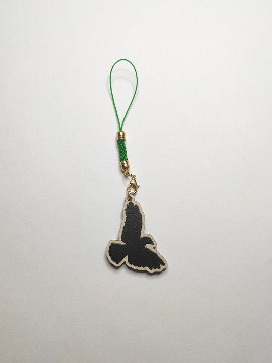 Eurasian Birds: Carrion Crow - Wooden Charm
