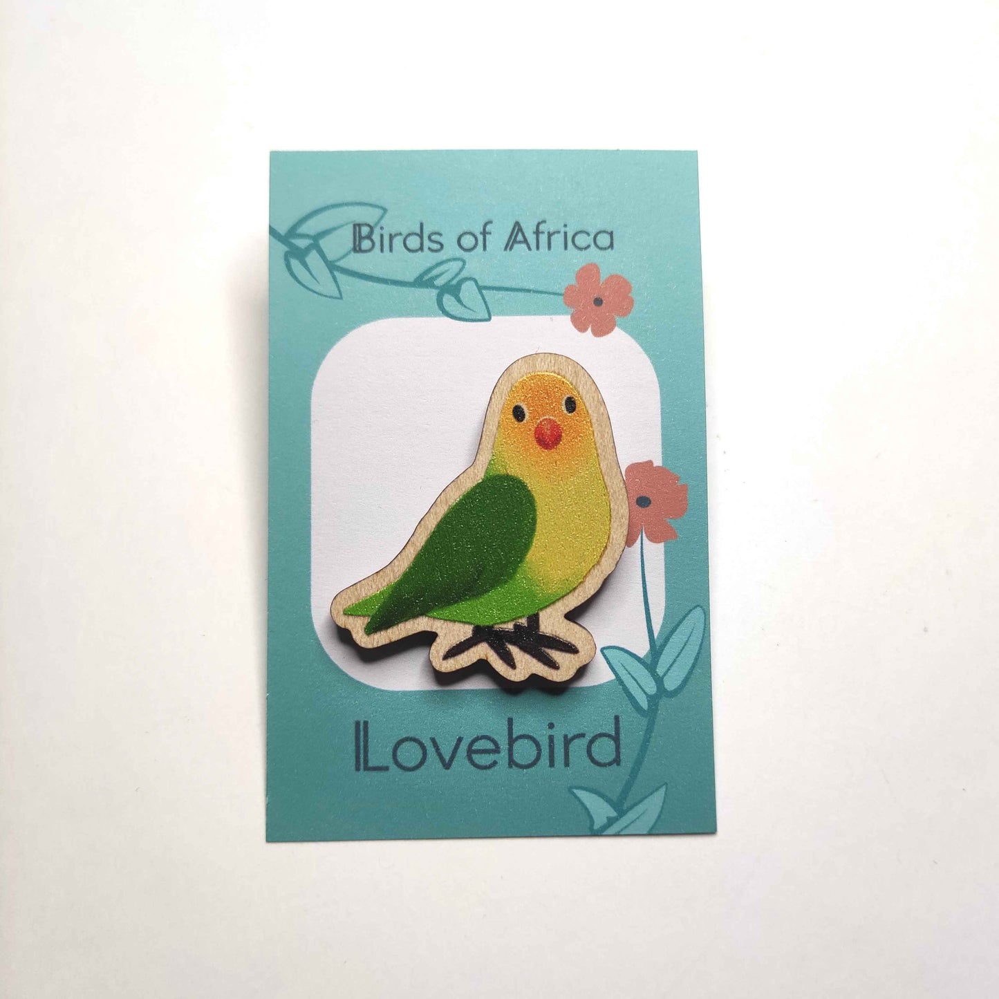 Birds of the World: Lovebird - Wooden Pin