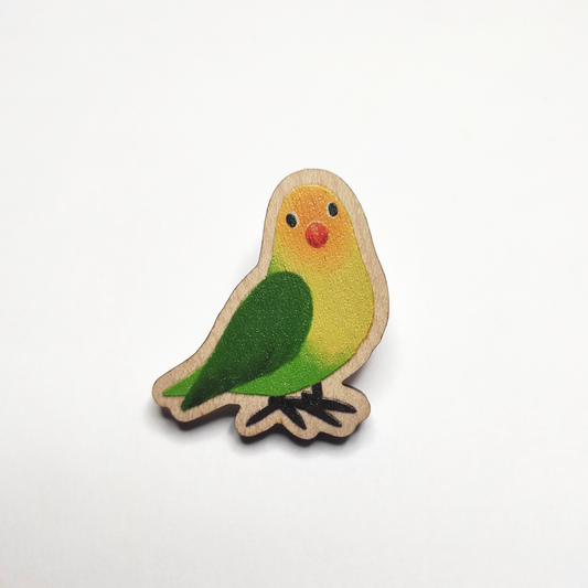 Birds of the World: Lovebird - Wooden Pin