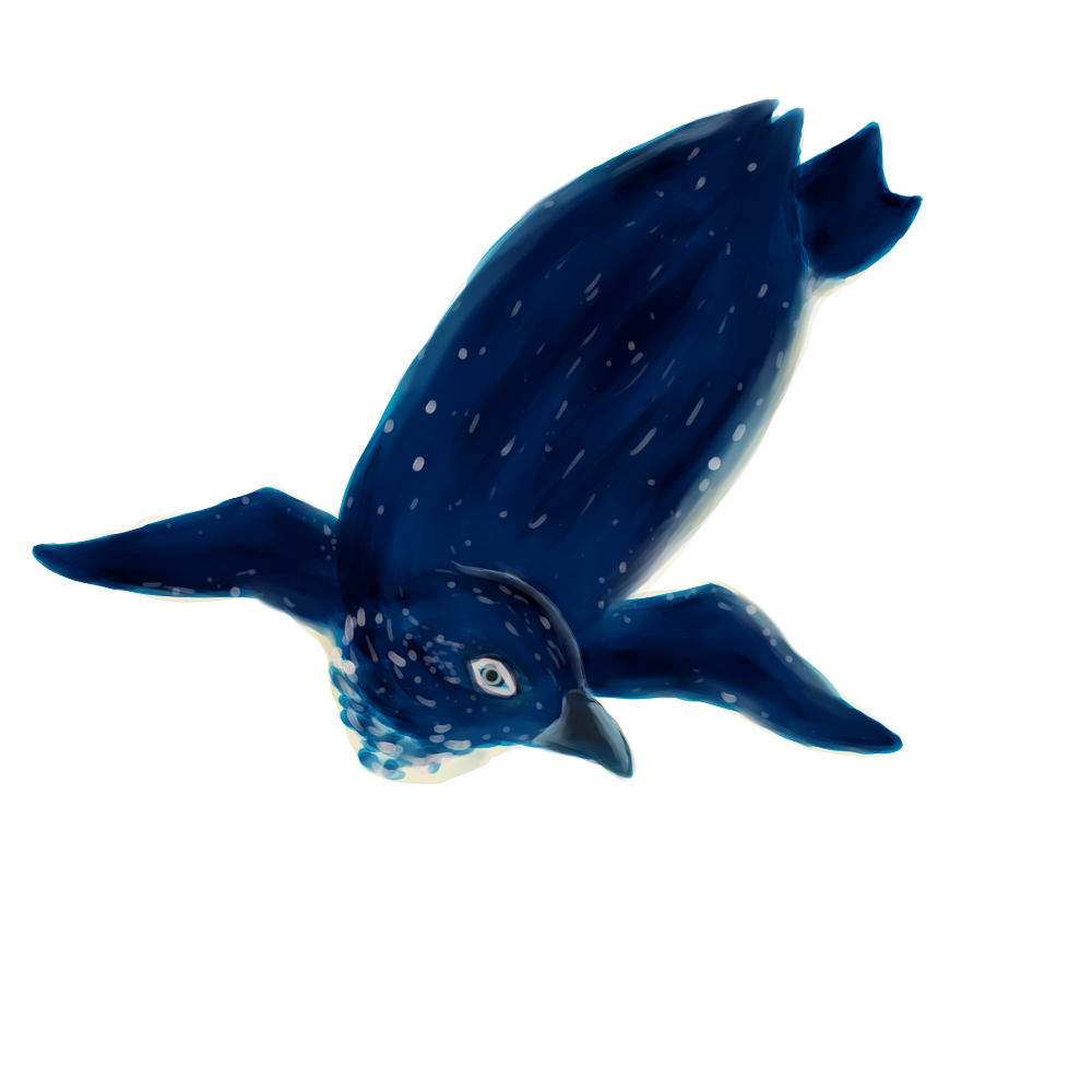 Eurasian Birds: Kororā - Wooden Charm
