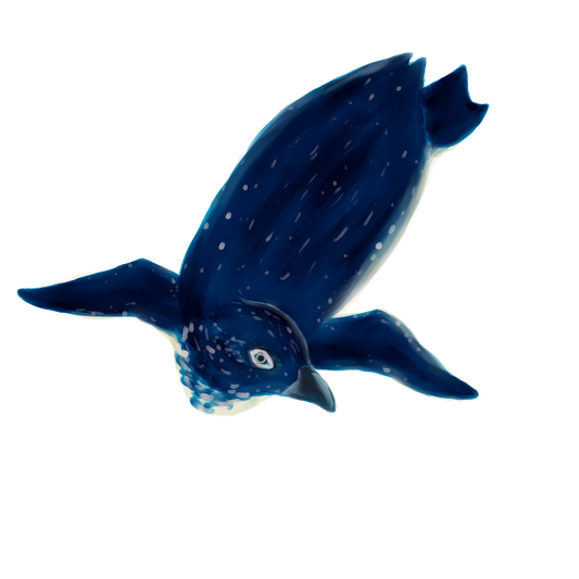 Eurasian Birds: Kororā - Wooden Charm