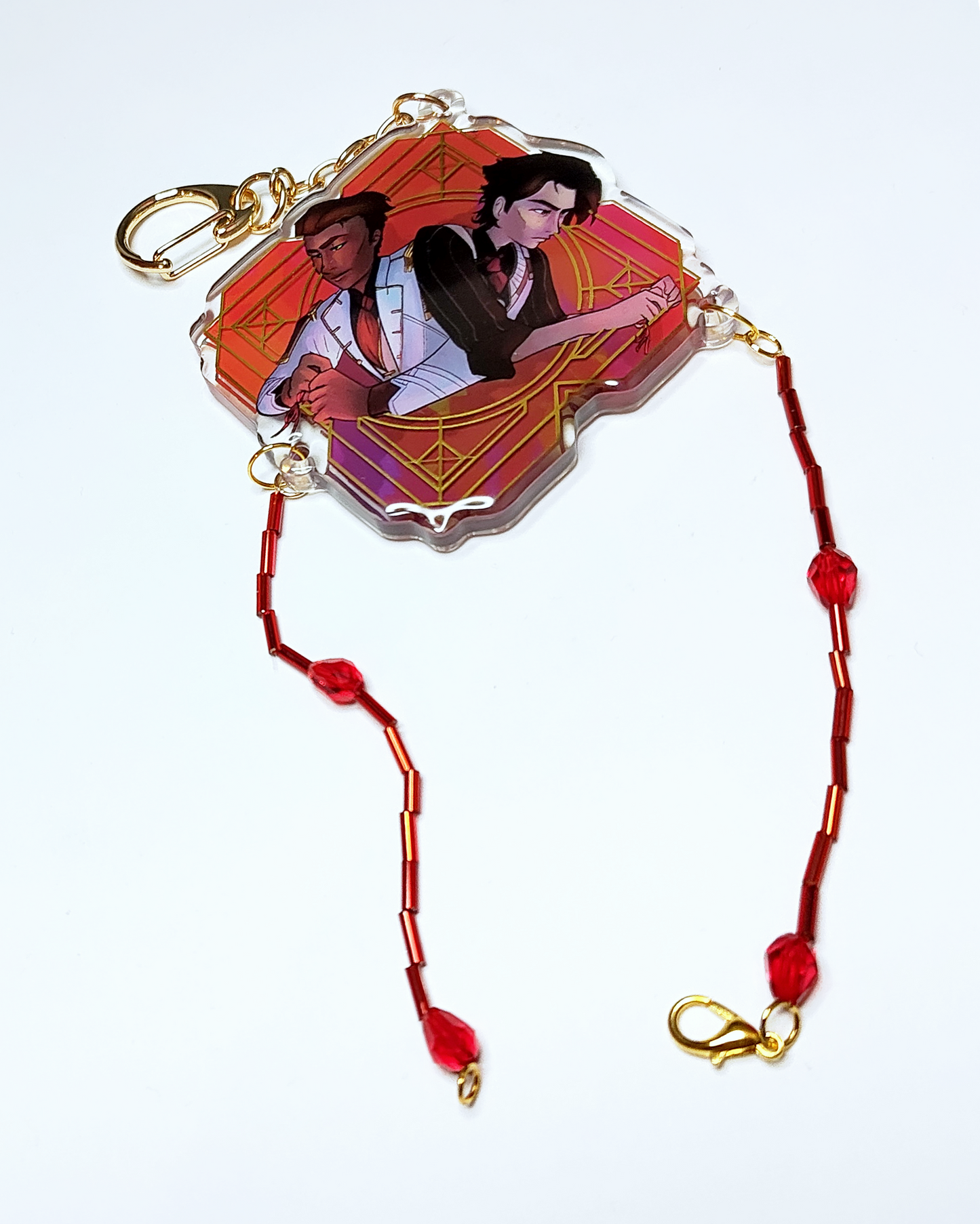 Arcane (JayVik): Broken strings of fate - double-sided acrylic charm