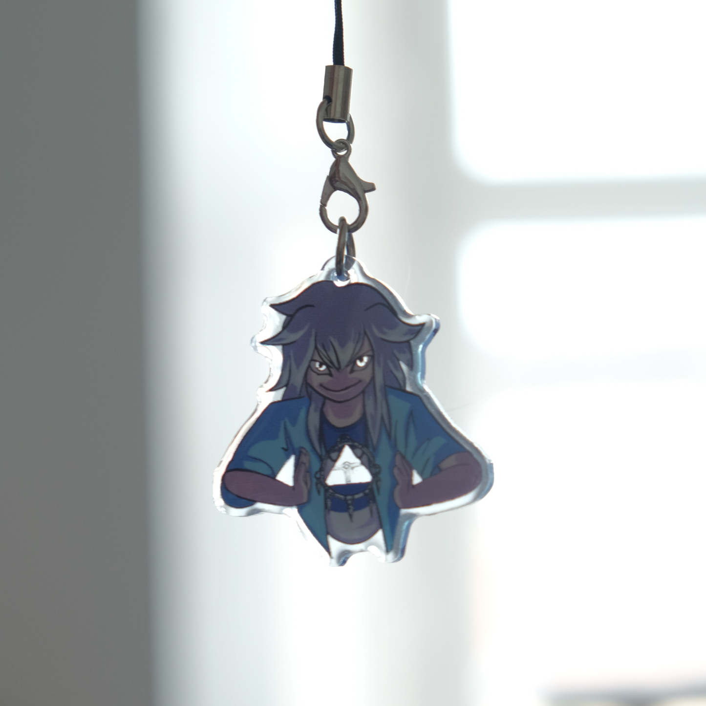 Yu-Gi-Oh! fluorescent charms - one sided acrylic keychains