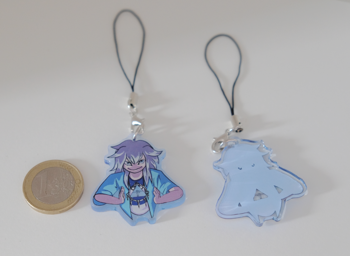 Yu-Gi-Oh! fluorescent charms - one sided acrylic keychains