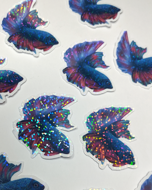 Man, I Love Fish: Betta - Sticker