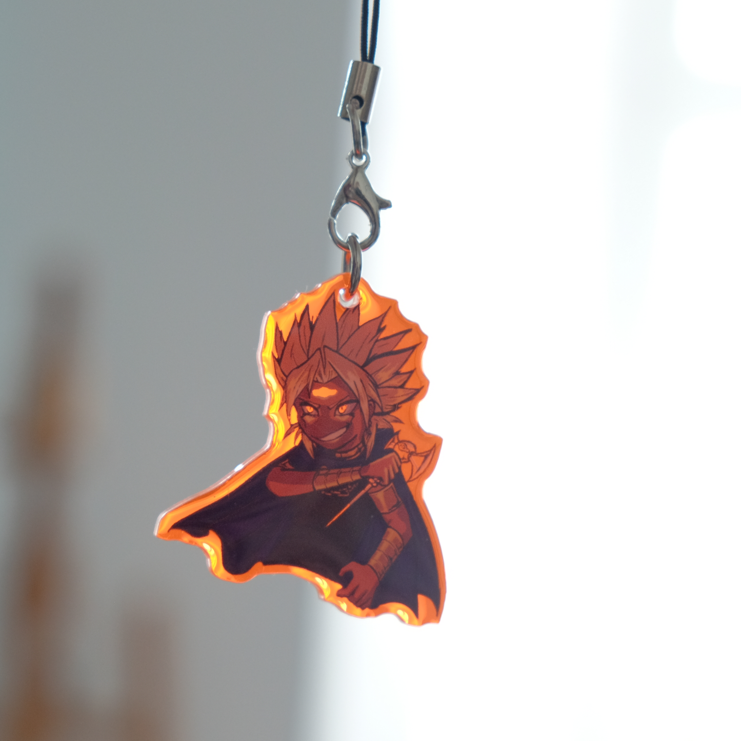 Yu-Gi-Oh! fluorescent charms - one sided acrylic keychains
