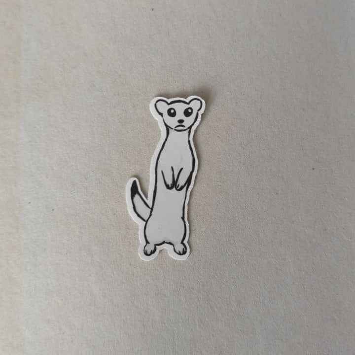 Ermine - Wild Critters Sticker series
