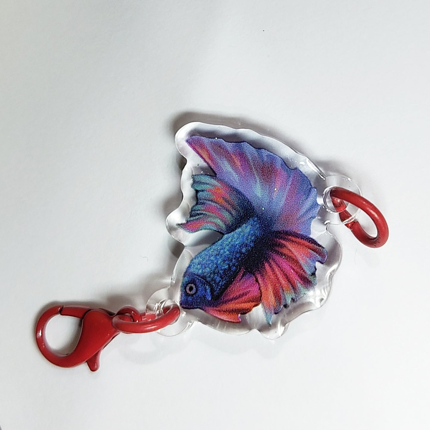 Man, I Love Fish: Neon tetra - chain-link charm