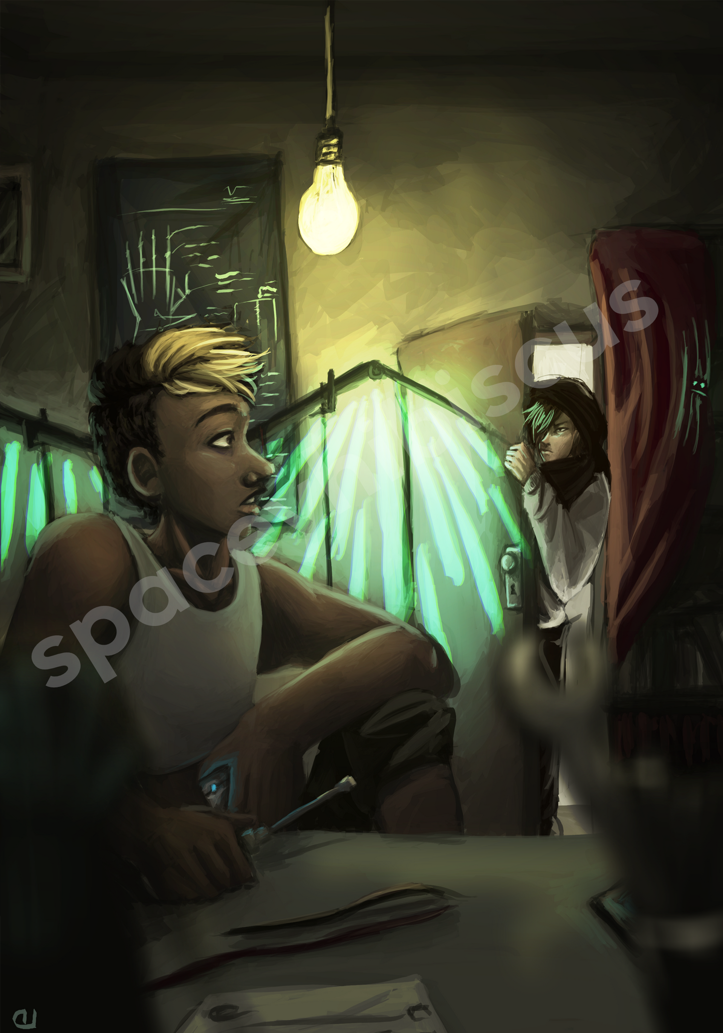 Zero Percent (original art): The Technician - Print