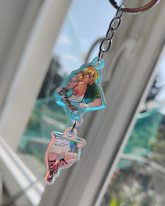 The Legend Of Zelda - Tears of the Kingdom: Link Ascending - Acrylic keychain