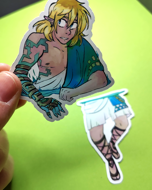 Legend of Zelda (Tears of the Kingdom): Link Ascending - Stickers