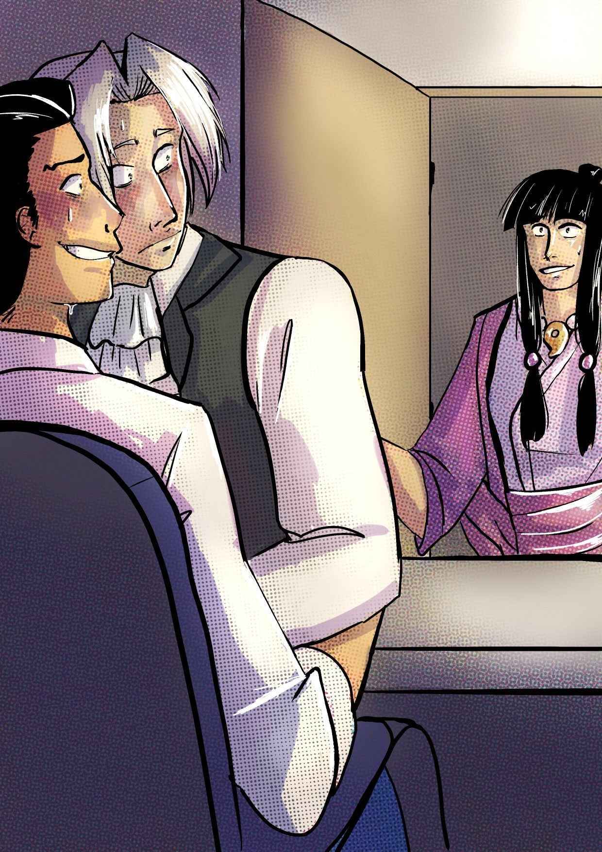 Ace Attorney(Wrightworth/Narumitsu): Caught - Print