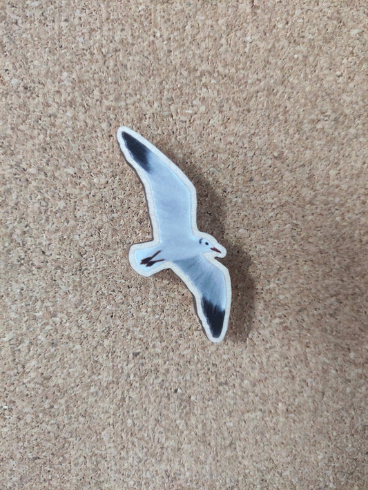 Eurarian Birds: Seagull - Wooden Pin - Wooden Pin Badges - Unleash The Merch!
