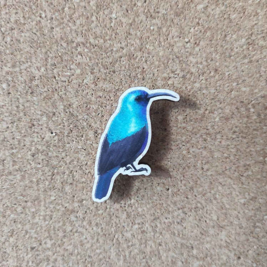 Merch for Palestine: Palestine Sun Bird - Wooden Pin