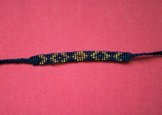 Original Pattern: "Fire dungeon" - boho wristband