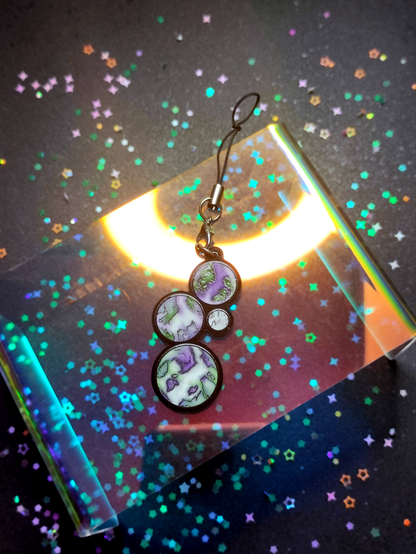 Planet Pride: Genderqueer - Single-sided acrylic keychain