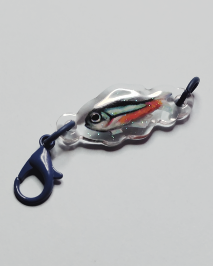 Man, I Love Fish: Neon tetra - chain-link charm