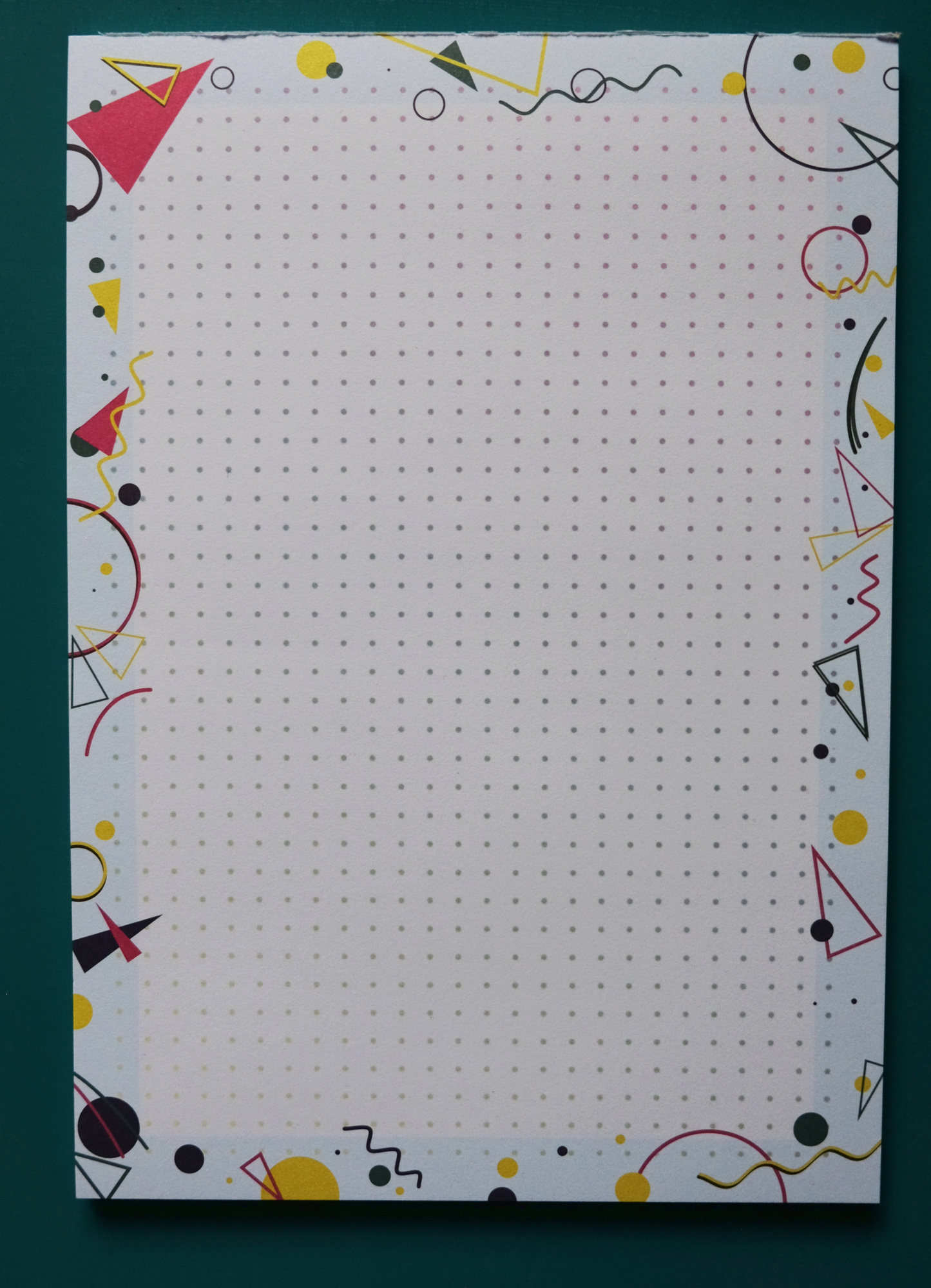 Dotted Notepad - 80's pattern