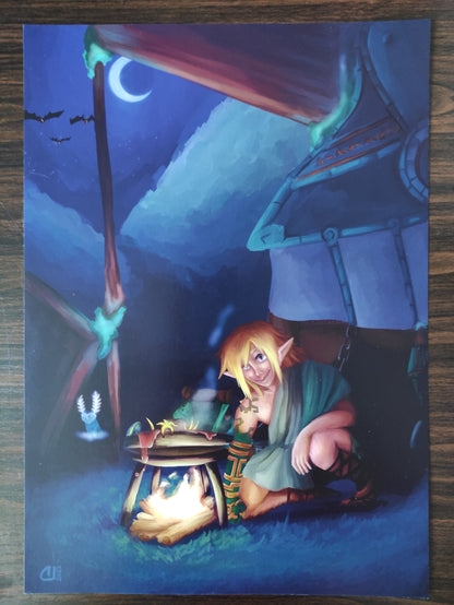 The Legend of Zelda (Tears of the Kingdom): A fine meal - Print