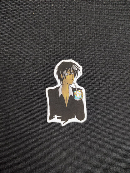 Trigun - Wolfwood Holy Water Sticker