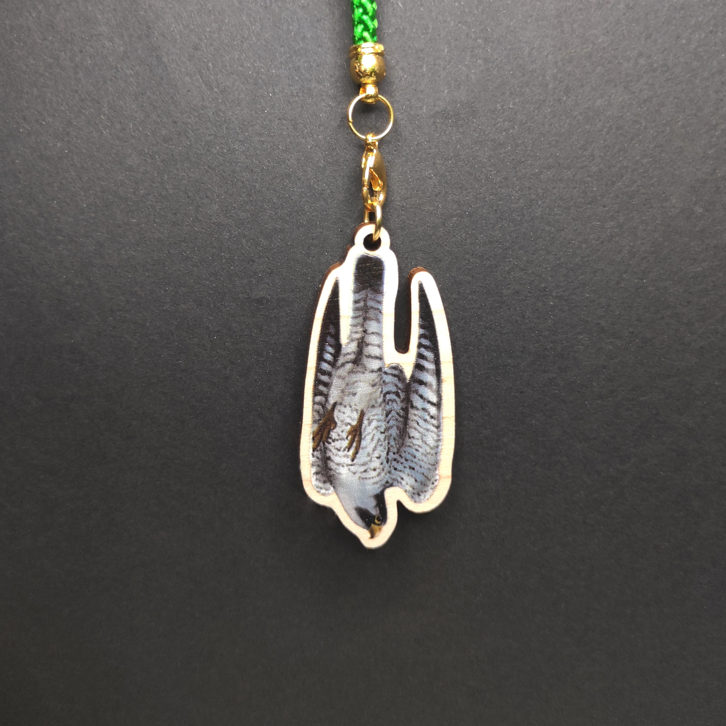 Eurasian Birds: Peregrine Falcon - Wooden Charm