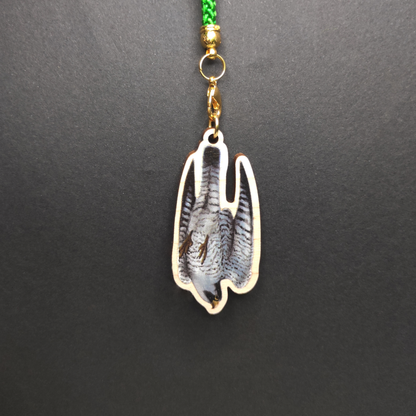 Eurasian Birds: Peregrine Falcon - Wooden Charm