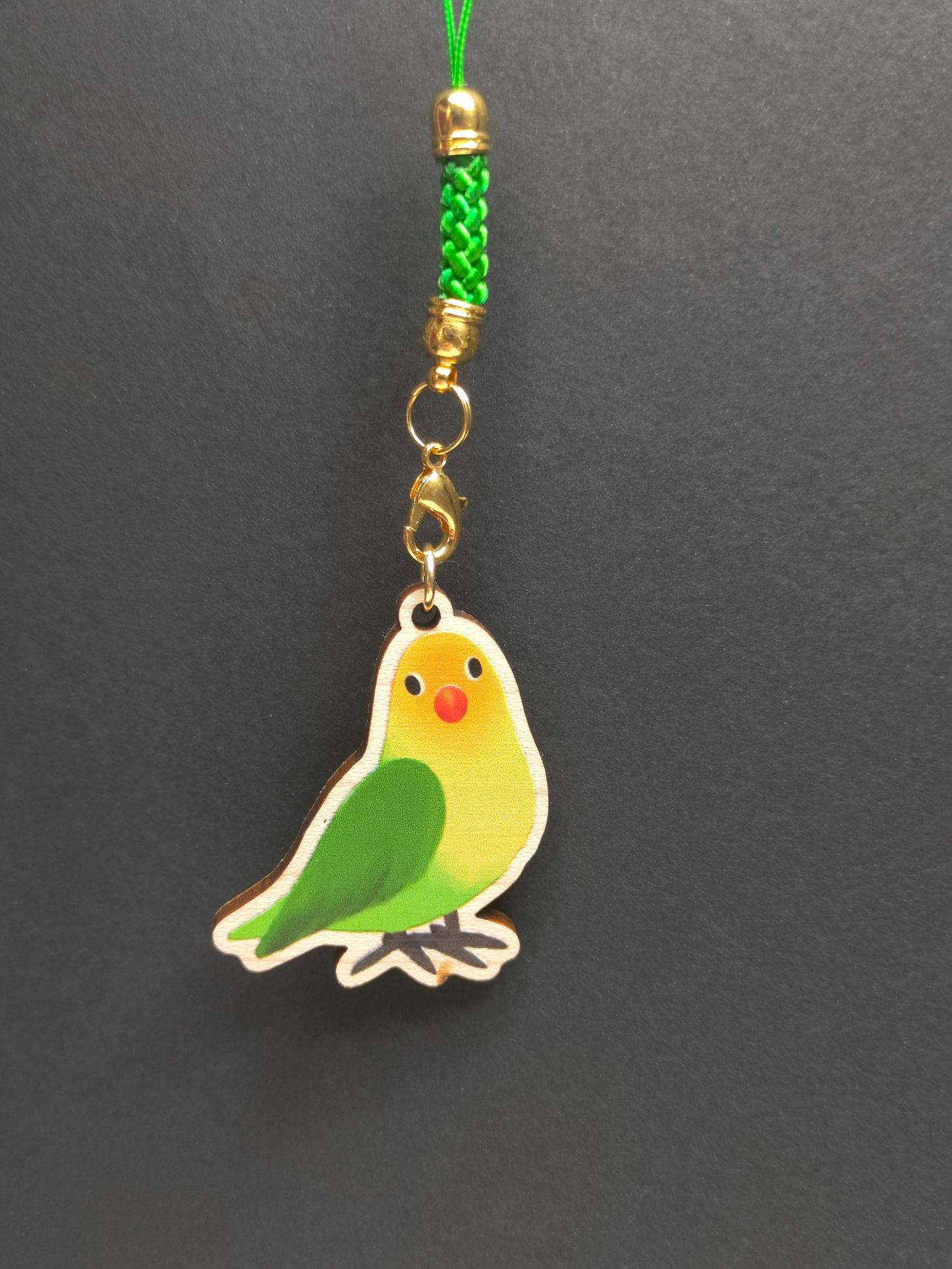 Birds of the World: Lovebird - Wooden Charm