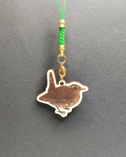 Eurasian Birds: Eurasian Wren - Wooden Charm