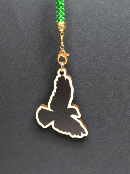 Eurasian Birds: Carrion Crow - Wooden Charm