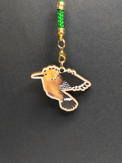 Eurasian Birds: Hoopoe - Wooden Charm