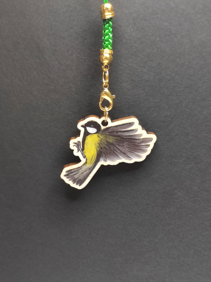 Eurasian Birds: Great Tit - Wooden Charm