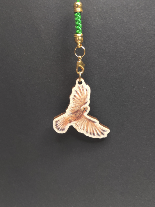 Eurasian Birds: Kestrel - Wooden Charm