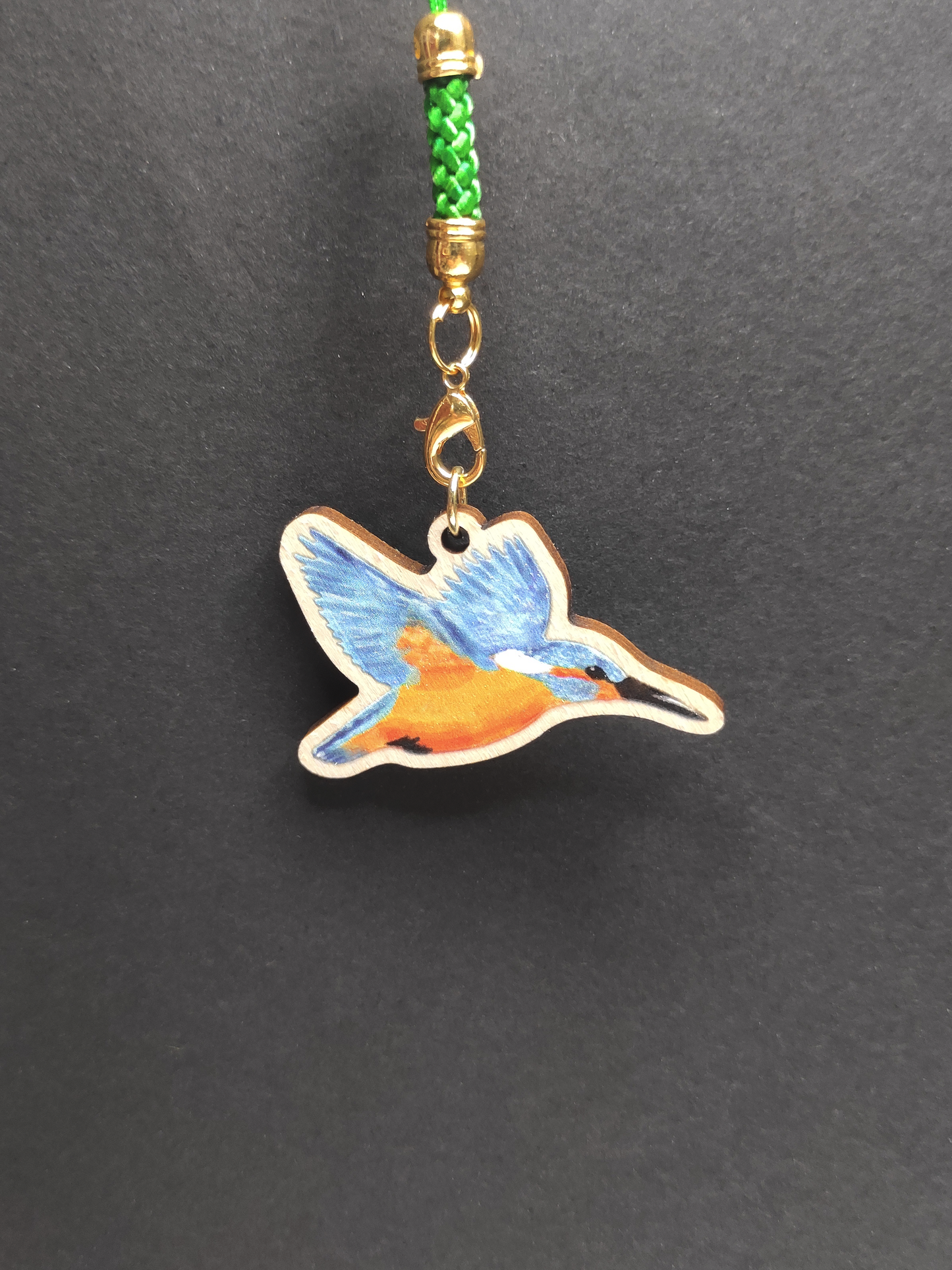 Eurasian Birds: Kingfisher - Wooden Charm