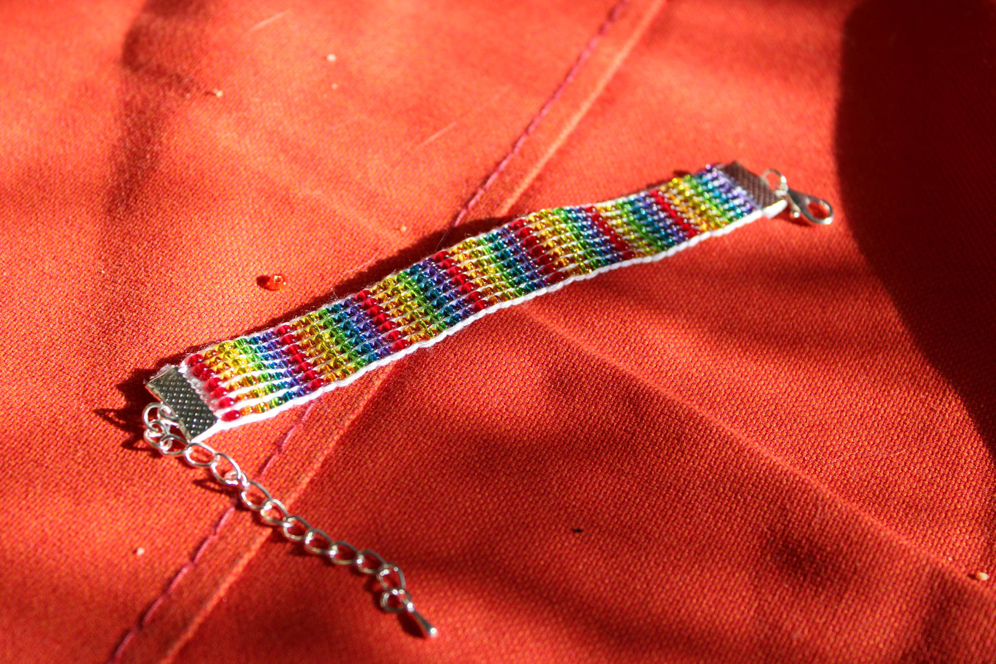 Pride Jewelry: Rainbow pattern - wristband