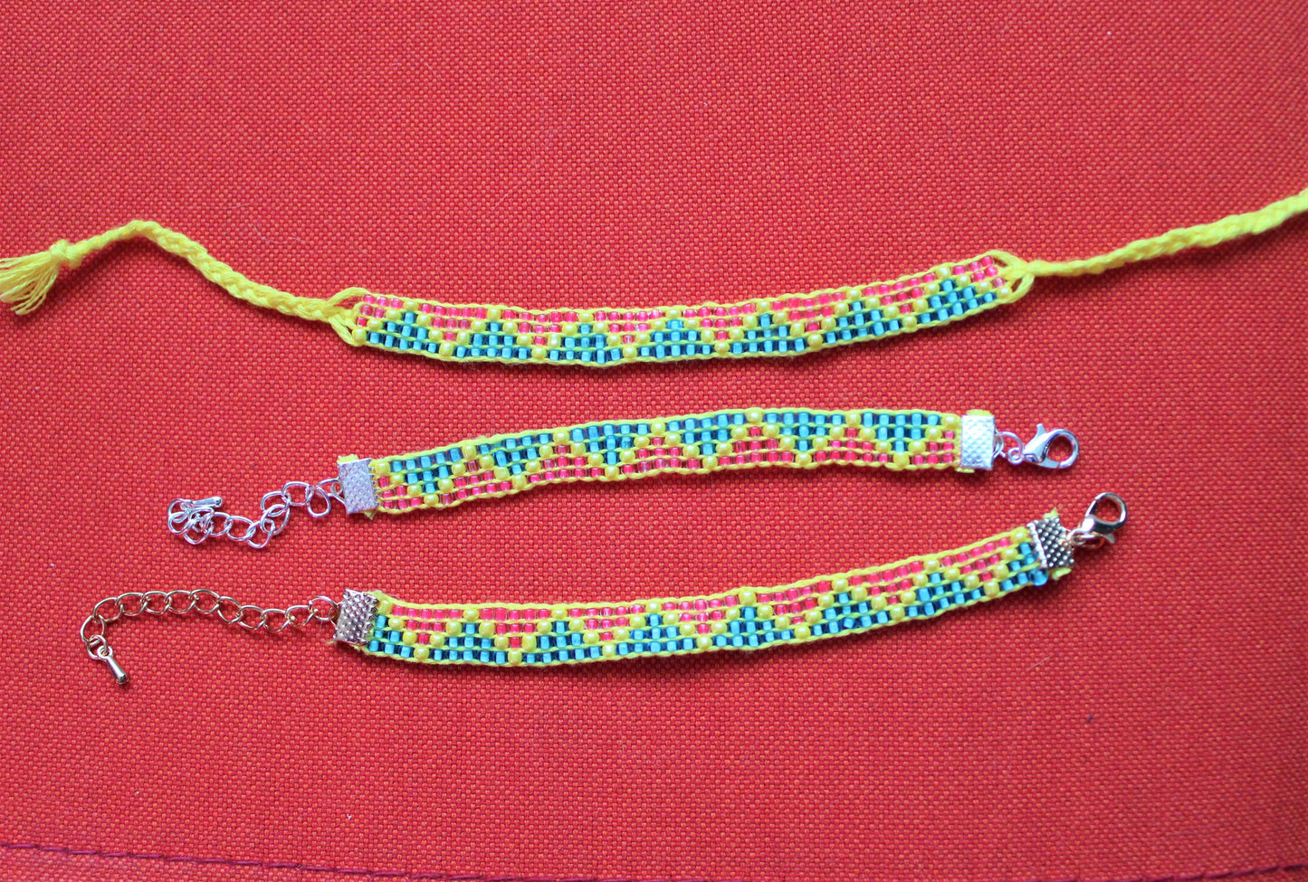 Pride Jewelry: Pansexual pattern - wristband