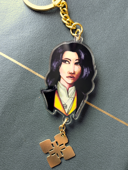 Clair Obscure: Expedition 33 - acrylic keychains with metal pendants