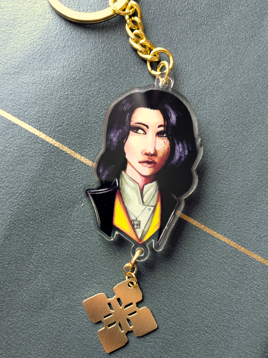 Clair Obscure: Expedition 33 - acrylic keychains with metal pendants