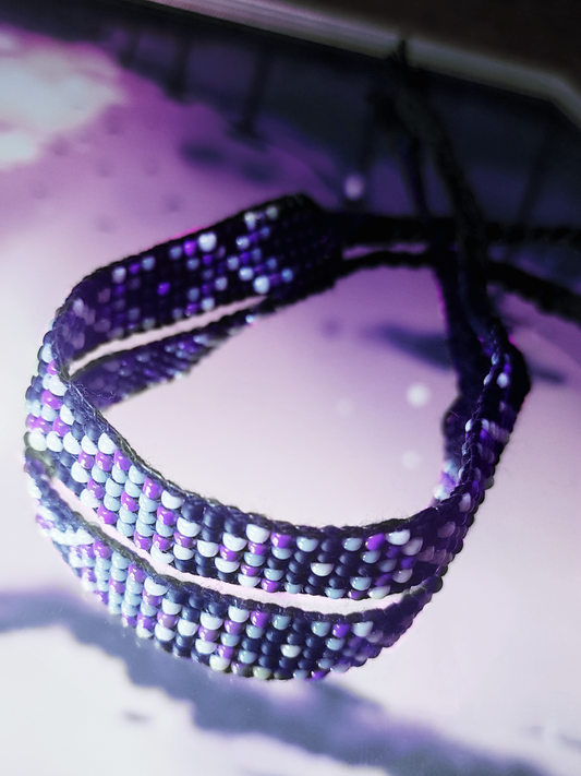 Pride Jewelry: Asexual pattern - wristband