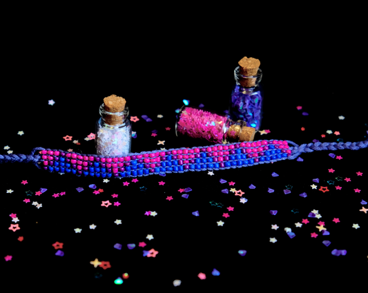 Pride Jewelry: Bisexual pattern - wristband