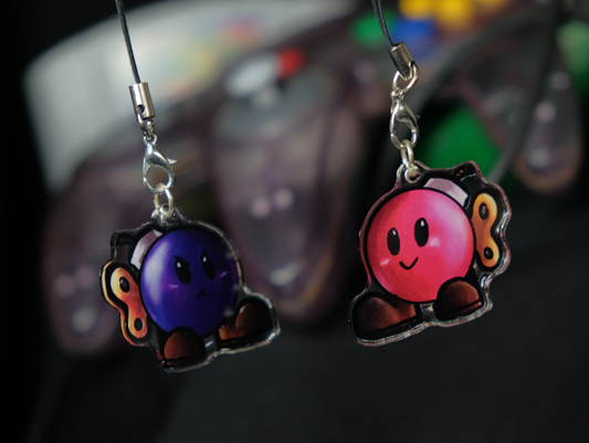 Super Mario: Bob-Ombs - Double-sided acrylic keychain