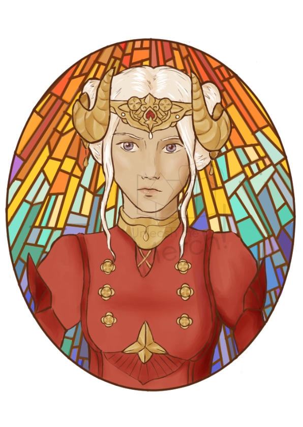 Fire Emblem (Three Houses): Glass Stain Empress - Print