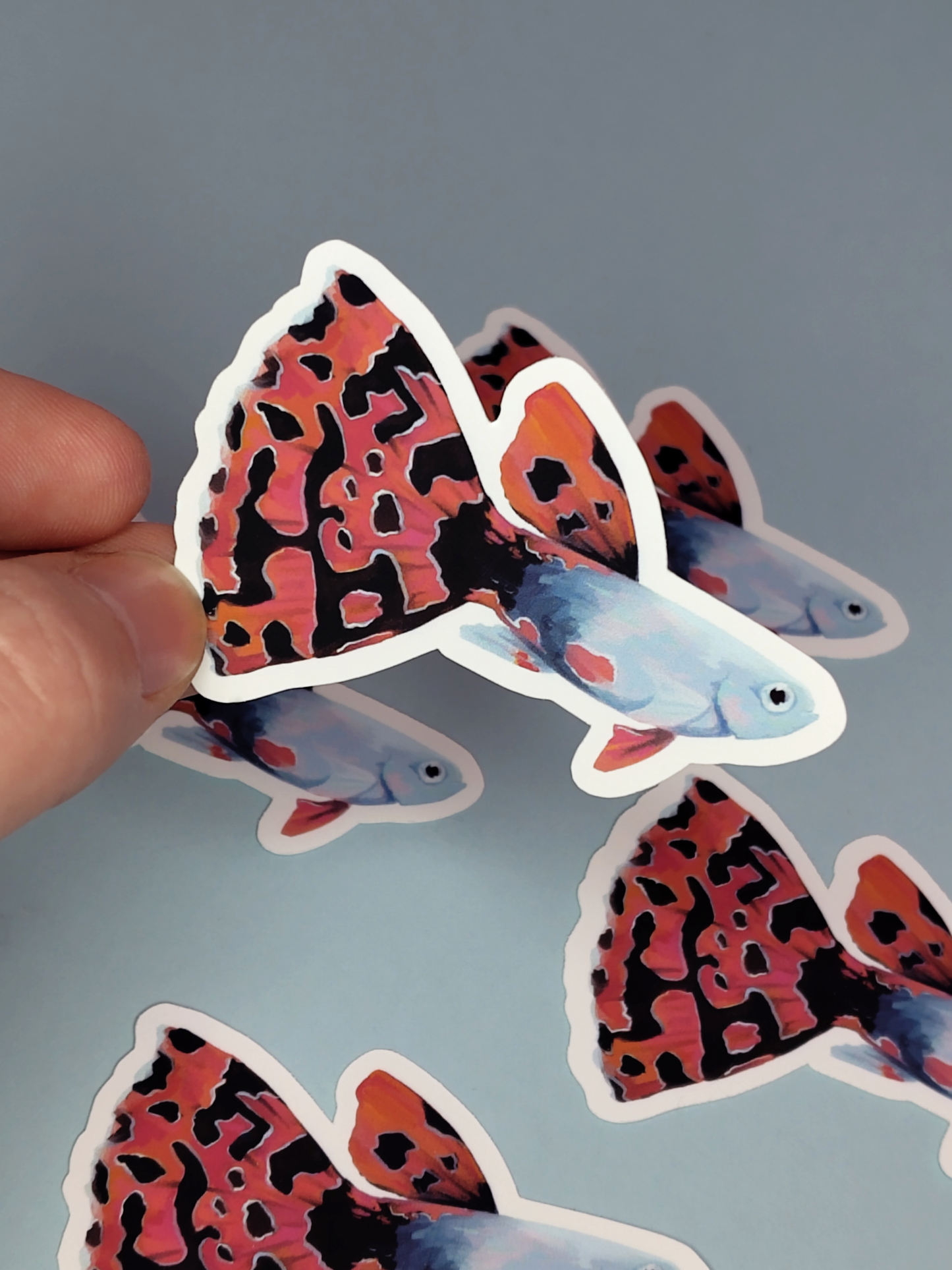 Man, I Love Fish: Guppy - Sticker