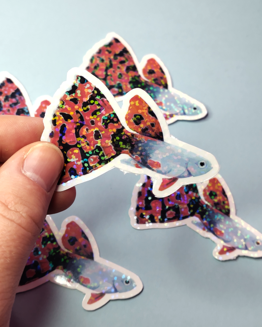 Man, I Love Fish: Guppy - Sticker