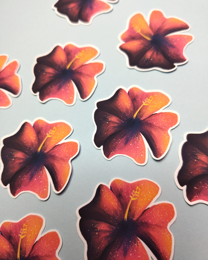 Galaxy Garden: Hibiscus - Sticker