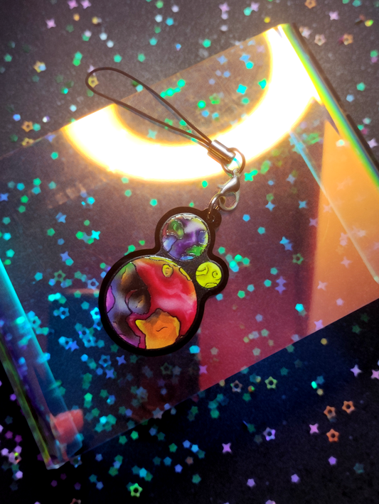 Planet Pride: LGBTQIA+ - Single-sided acrylic keychain