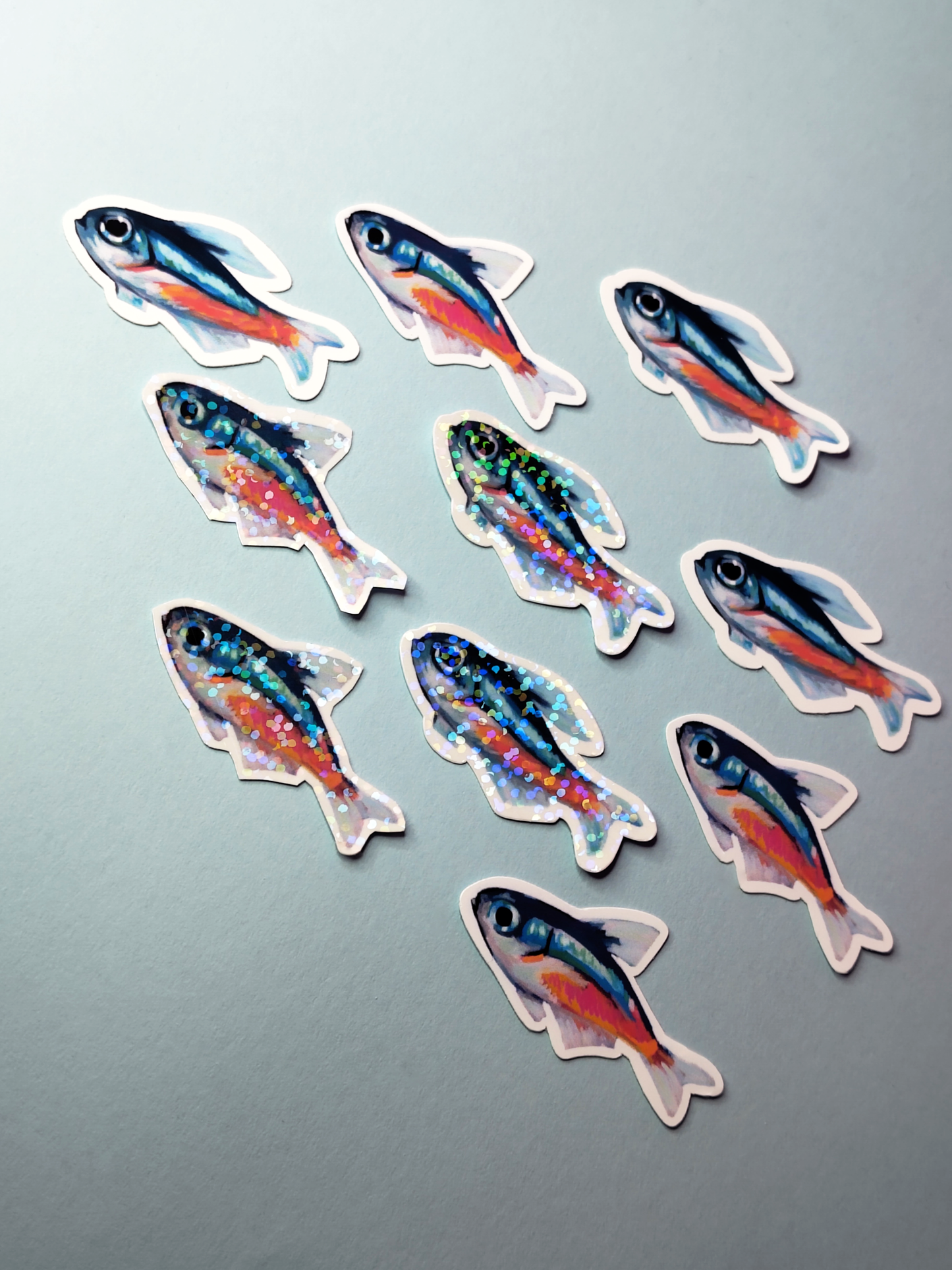 Man, I Love Fish: Neon tetra - Sticker