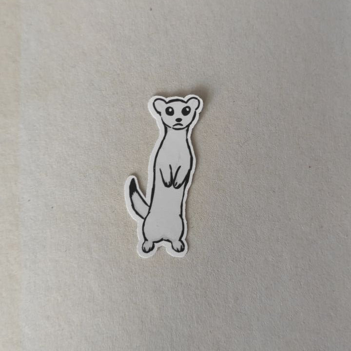 Ermine - Wild Critters Sticker series