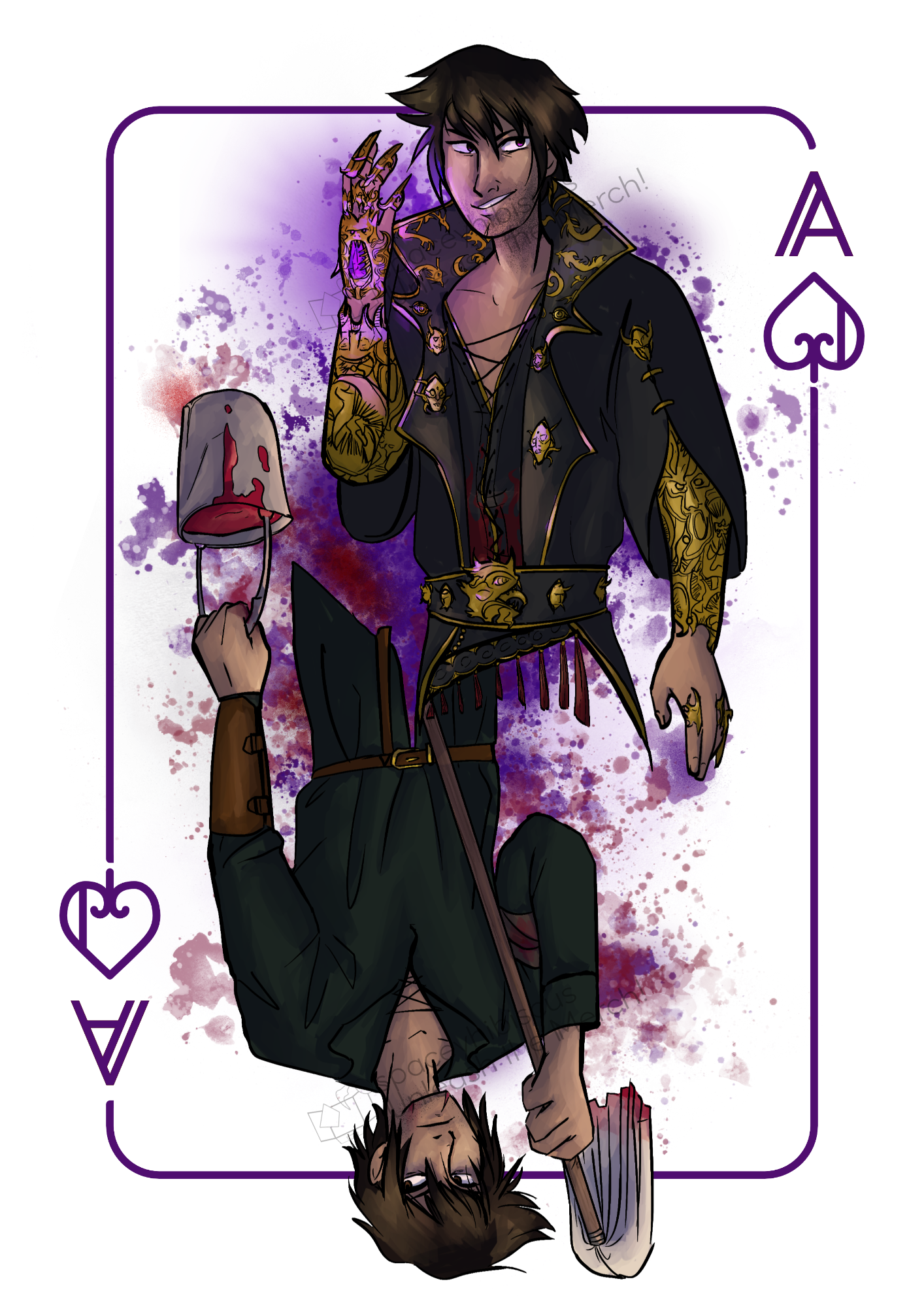 Baldur's Gate 3: Gortash - Playing Card Print