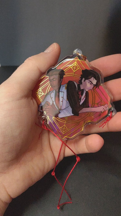 Arcane (JayVik): Broken strings of fate - double-sided acrylic charm